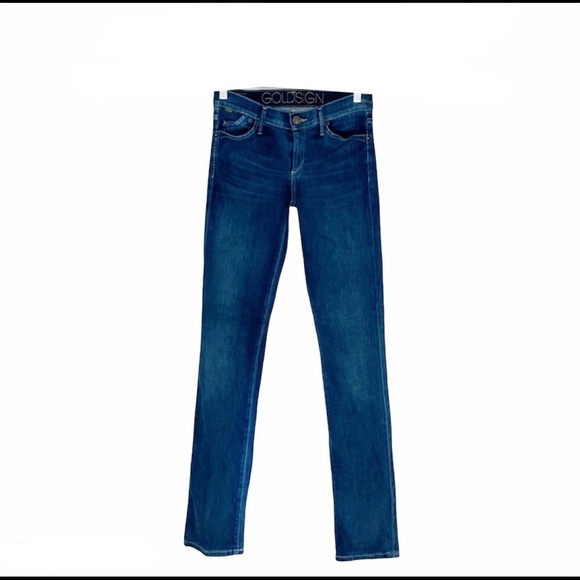 GOLDSIGN  Misfit Staight Slim Leg Denim Jeans - Picture 3 of 16